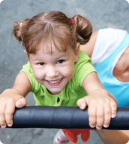 child smiling