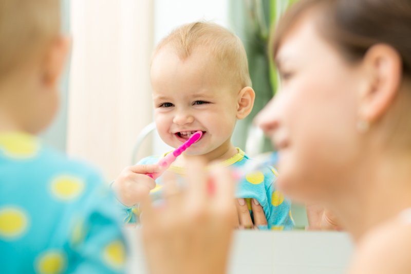 How to Handle Your Child’s Two-Year Molars
A toddler brushing their teeth
